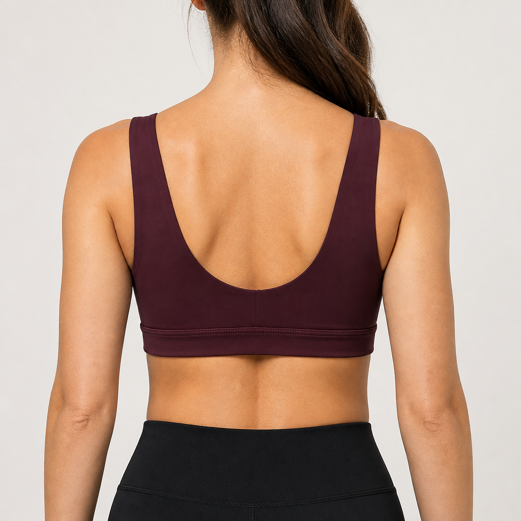 Women's Supportive Underband Plunge Sports Bra