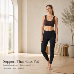 Women's Sculpted Compression Open Back Sports Bra
