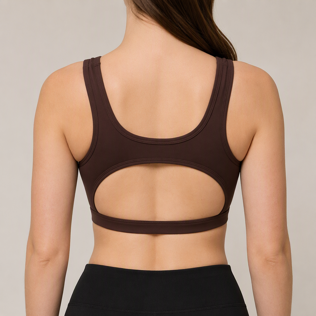 Women's Sculpted Compression Open Back Sports Bra