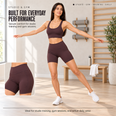 Women's Sports Bra High Waist Gym Shorts Activewear Sets
