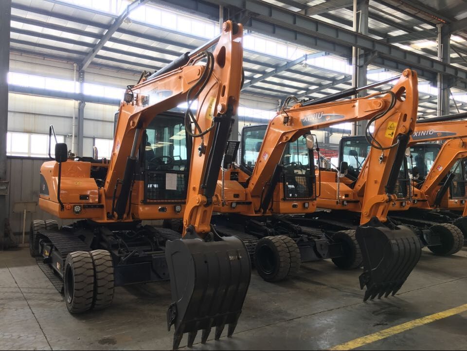 Small Wheel-Crawler Excavator X9 9ton with CE ISO