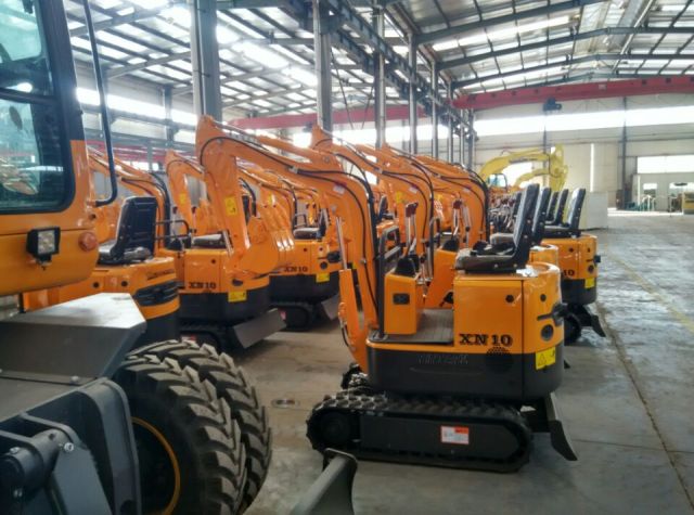 MINI EXCAVATOR XN10 0.8T hydraulic crawler digger mini excavator with CE