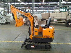 MINI EXCAVATOR XN10 0.8T hydraulic crawler digger mini excavator with CE