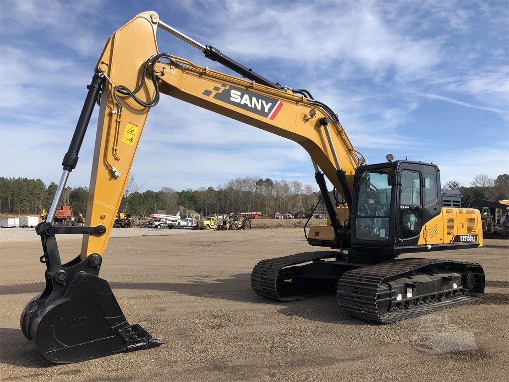 SANY SY215C 21ton Crawler Digger Machine Construction Medium Excavator