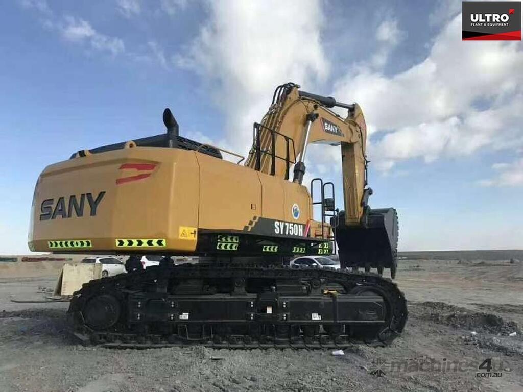 SANY SY750H Construction Works 75 Tons Large Crawler rc Hydraulic Excavator