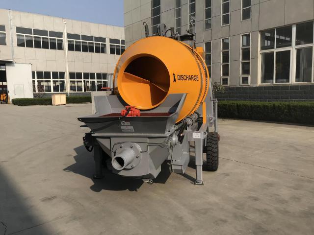 concrete mixing pumping machine