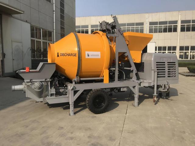 concrete mixing pumping machine