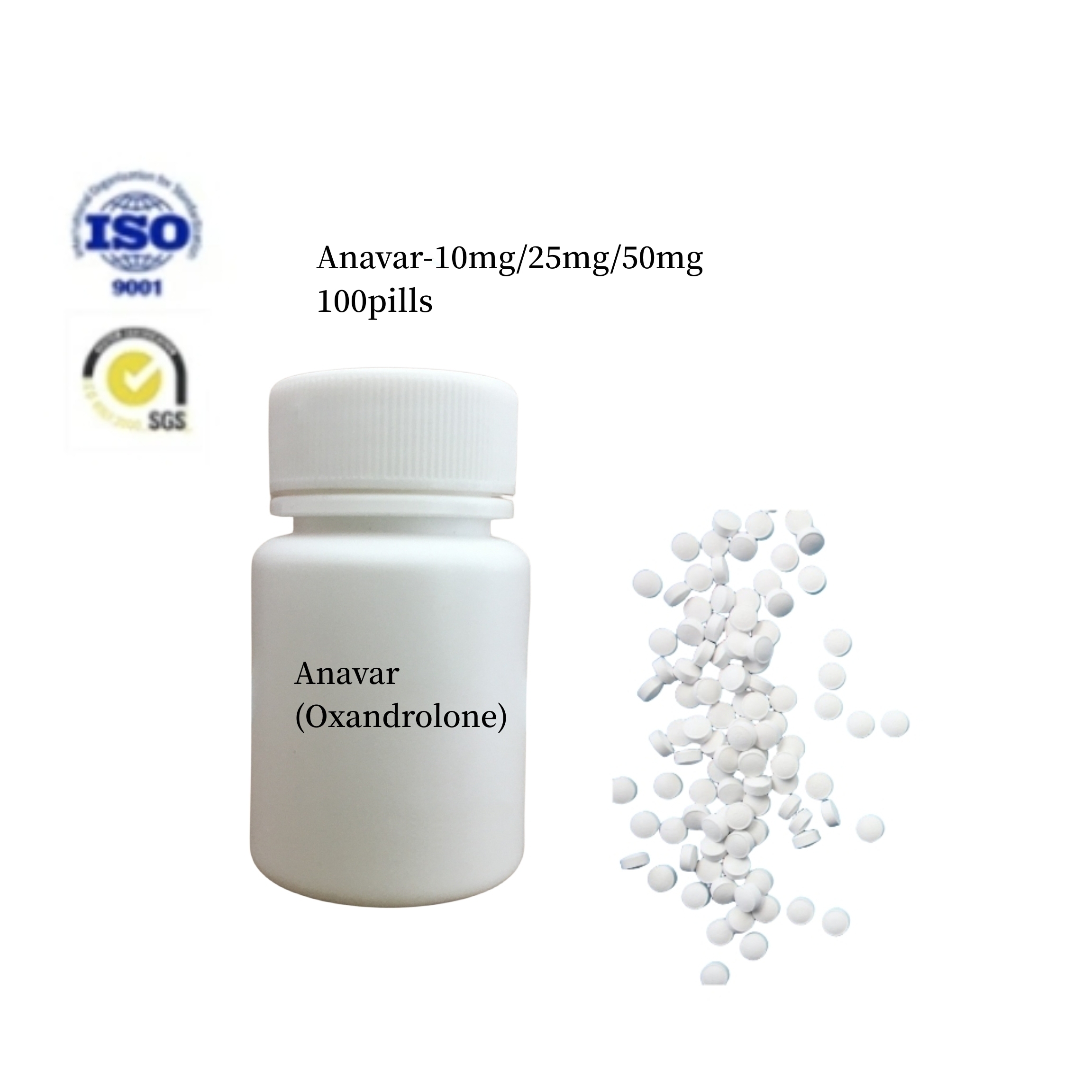 Steroid Oxandrolone Anavar tablets 10mg（100pills）