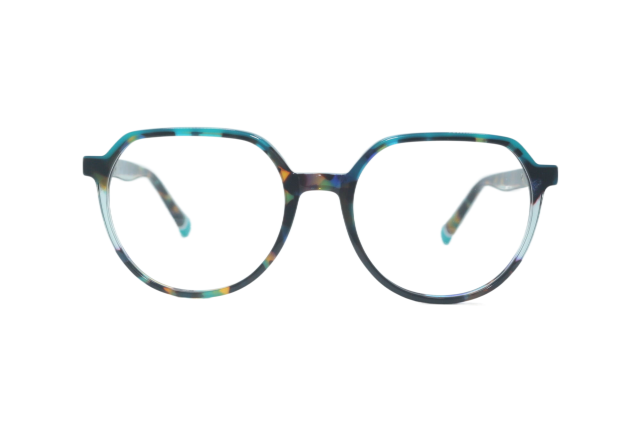 2023 Trendy Laminated Acetate Optical Eyewear Frames for Woman Glasses Acetate Eyewear