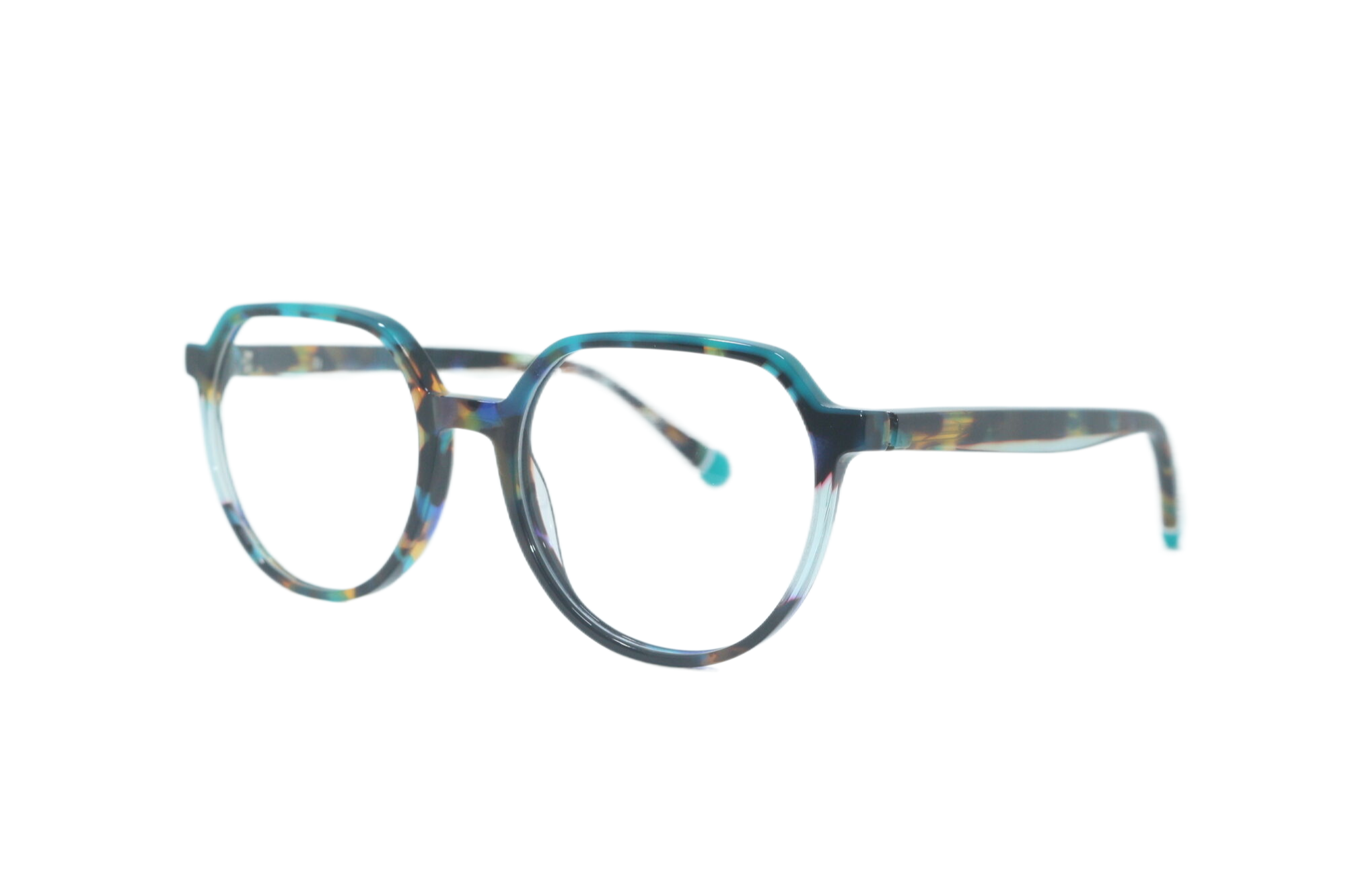 2023 Trendy Laminated Acetate Optical Eyewear Frames for Woman Glasses Acetate Eyewear