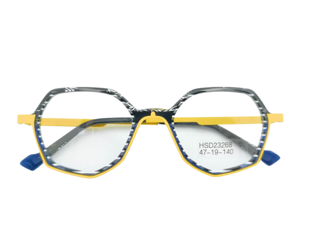 Colorful Acetate Eyeglass Frames Fashionable Women's Frames