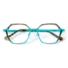 Metal and Acetate Combination Eyewear