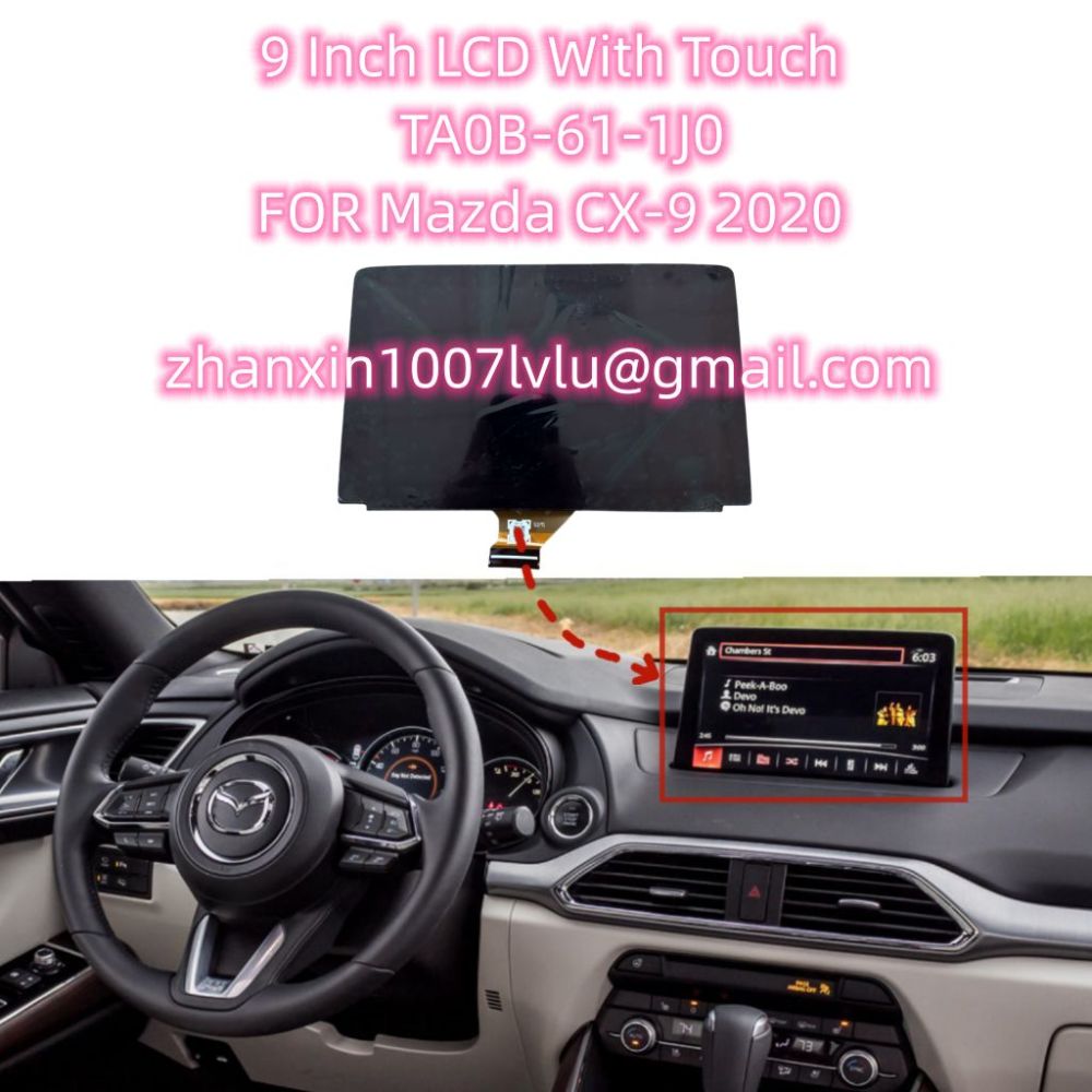 Brand New Original 9 Inch LCD Display With Touch Screen TA0B-61-1J0 For Mazda CX-9 2020 Car CD Audio Radio Navigation