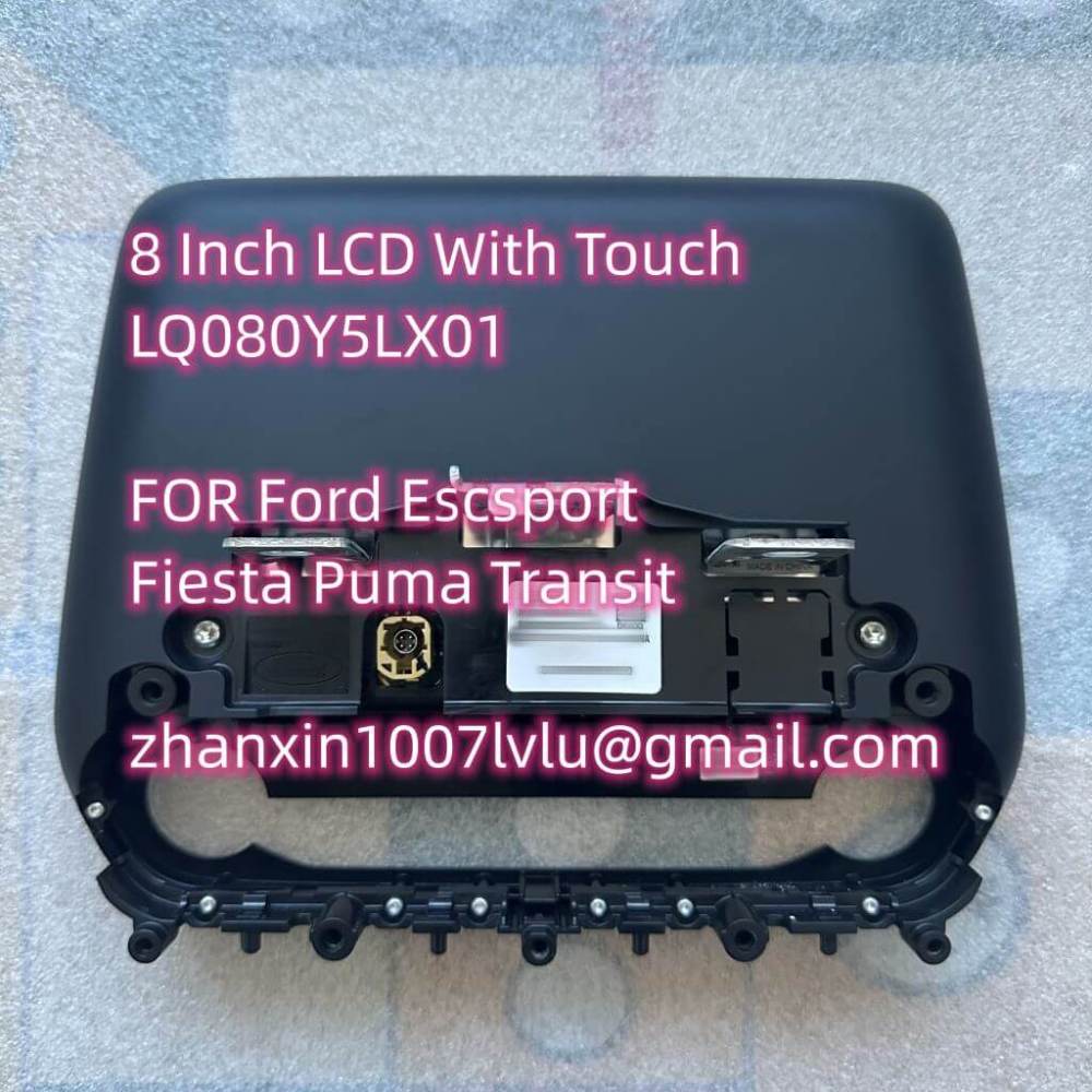 Brand New Original 8 Inch LCD With Touch Screen LQ080Y5LX01 For Ford Escsport  Fiesta Puma Transit Car CD Audio Radio Navigation