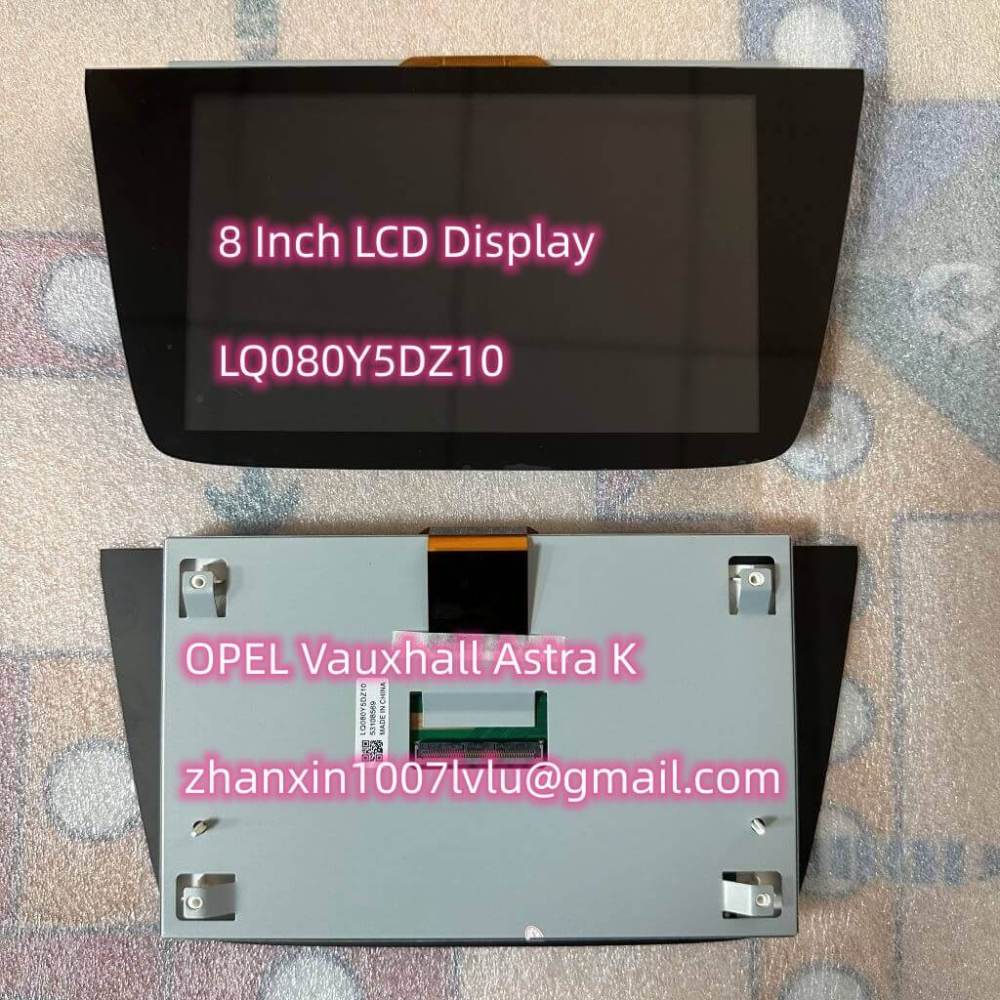 New 8.0 Inch 60 Pins Replace LCD Display LQ080Y5DZ10 For Opel Navi 900 IntelliLink Car Audio Multimedia Player Navigation Radio