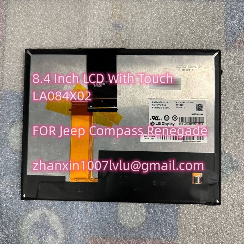 LCD Display With Touch Screen 8.4'' 40 Pin UAM Uconnect VP2R For 2017-2021 JEEP Compass Renegade Car CD Audio Radio Navigation