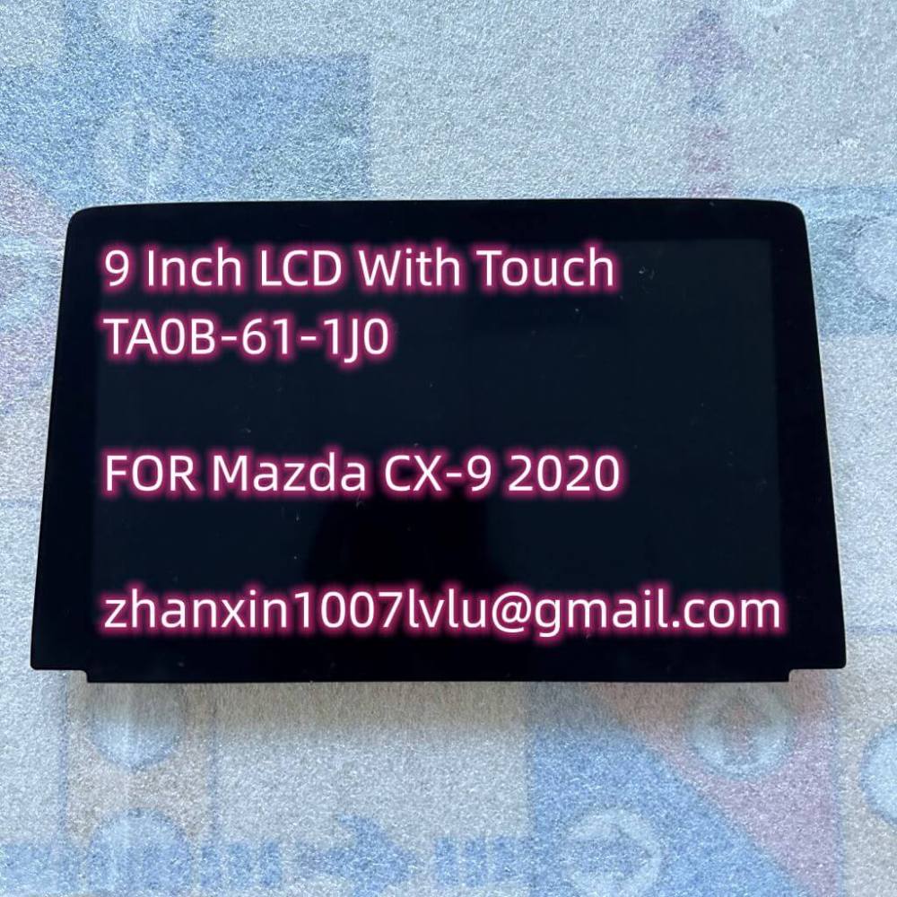 Brand New Original 9 Inch LCD Display With Touch Screen TA0B-61-1J0 For Mazda CX-9 2020 Car CD Audio Radio Navigation