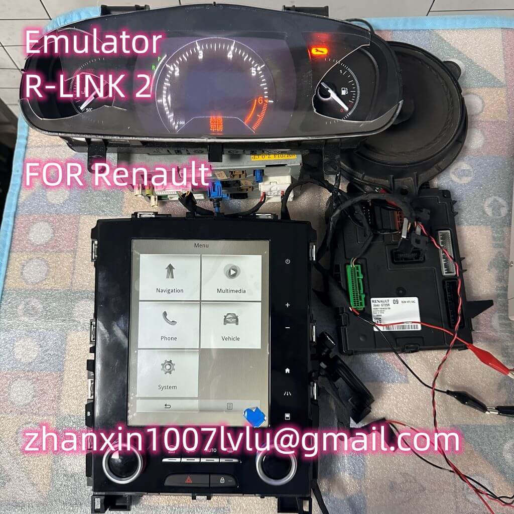 Emulator For R-LINK 2 Test Platform Renault kadjar Koleos Megane Car ...