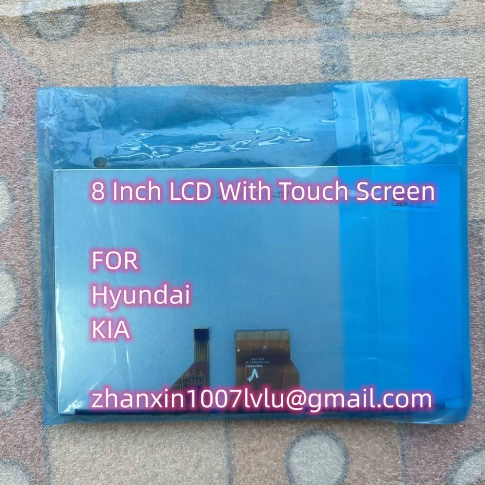 Original 8 Inch COG-PVK0030-03 Replacement LCD with Touch Screen for Hyundai Kia Car CD Multimedia Player Navigation Radio