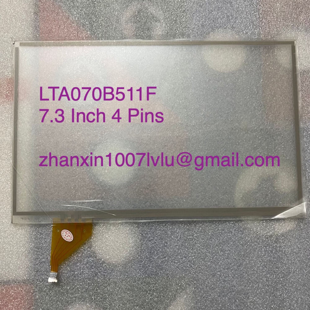 New 7.3 Inch 4 Pins Touch Screen For LTA070B511F LTA070B512F LTA070B513F Car DVD Audio Radio Multimedia Player GPS Navigation