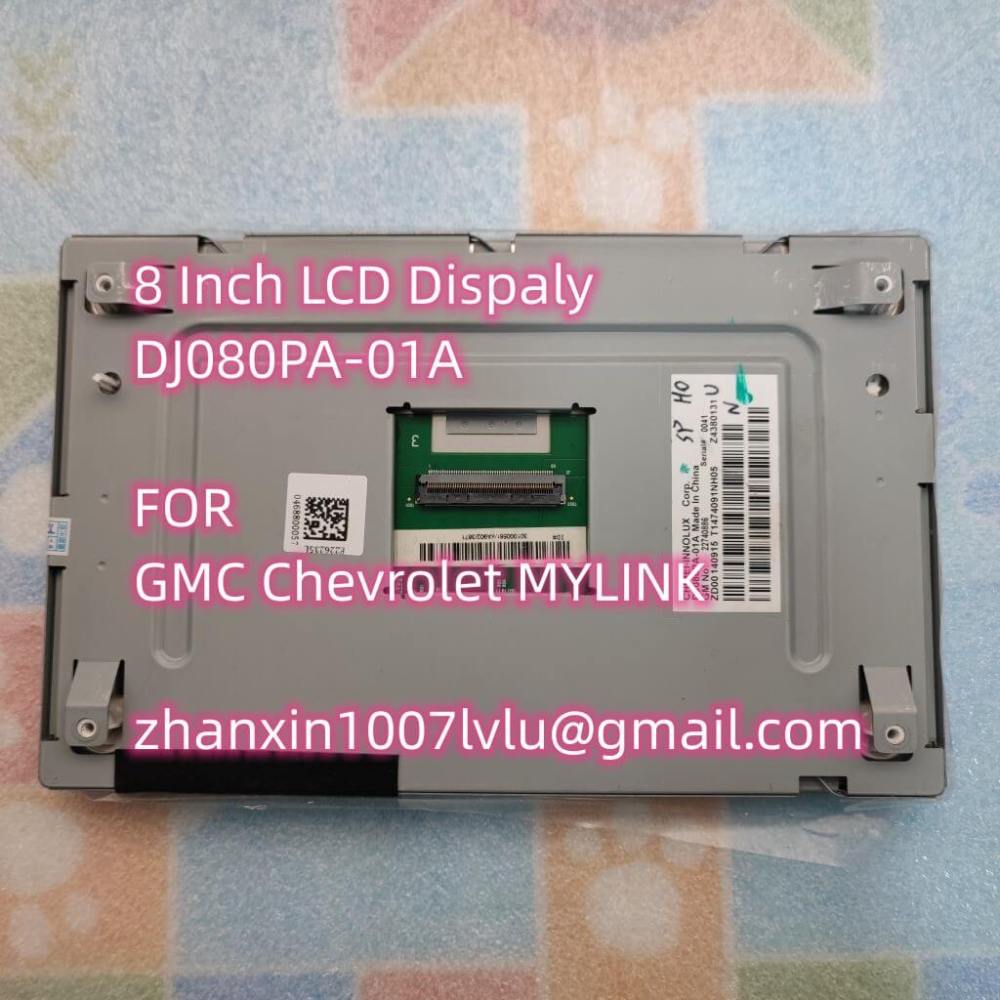 8 Inch LCD Display With Touch Replacement DJ080PA-01A For Chevrolet GMC MYLINK Car CD Audio Multimedia Player Navigation Raido