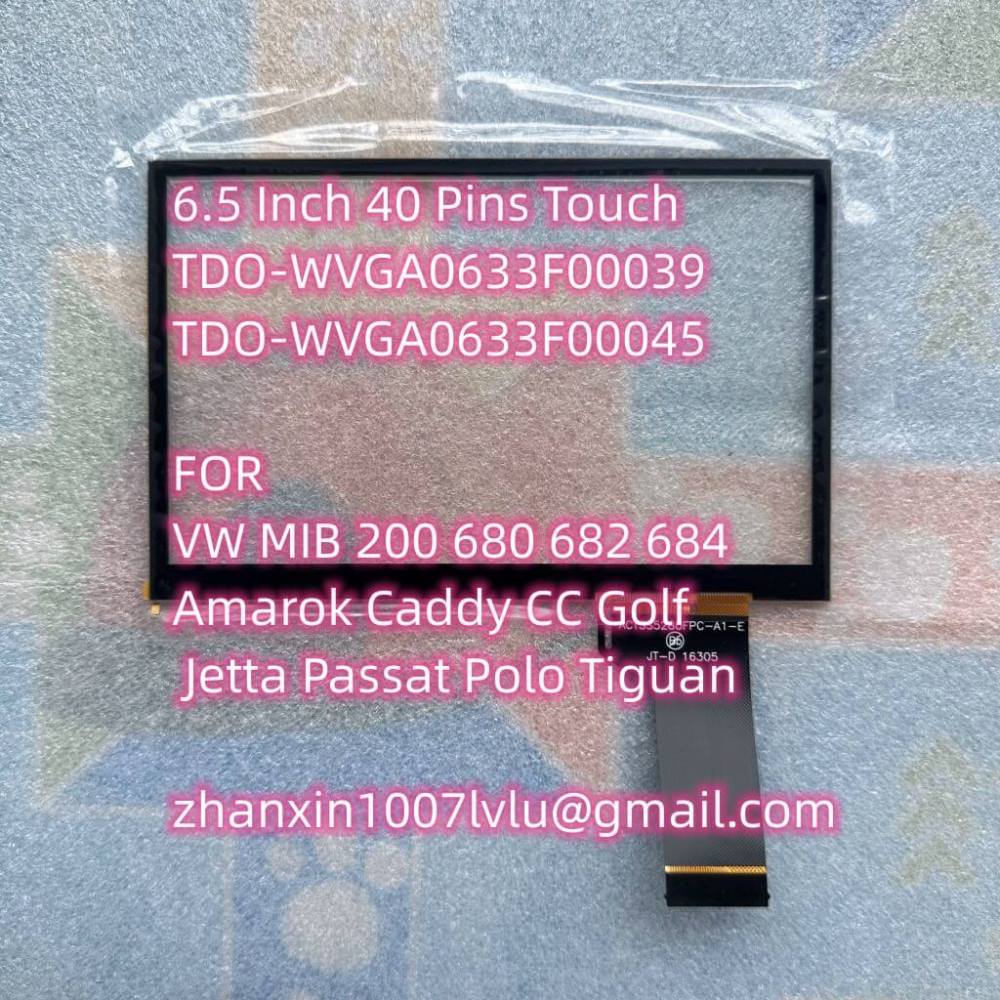 Wholesale 20 PCS 6.5 Inch Touch Screen TDO-WVGA0633F00039 WVGA0633F00045 For VW MIB 2 Car Multimedia Player Navigation Radio