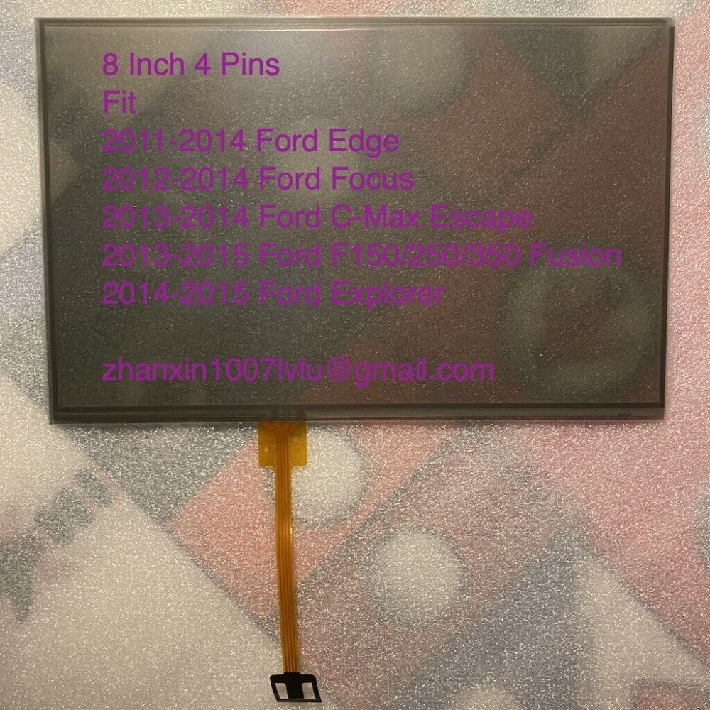 New 8'' 4 Pins Touch Screen Fit Ford C-Max Edge Escape Explorer Focus Fusion F150 F250 F350 Car Radio Multimedia GPS Navigation