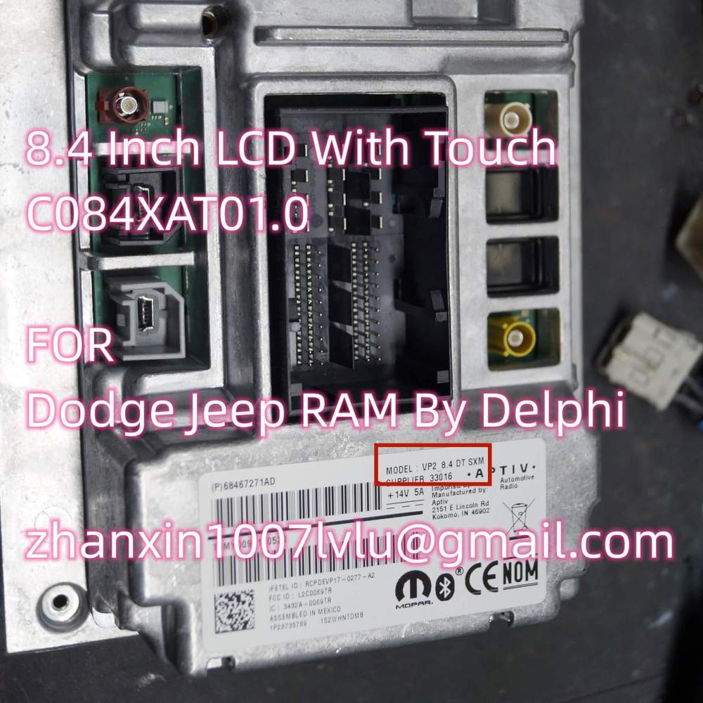 Original 8.4 Inch LCD WITH TOUCH SCREEN For Jeep Dodge RAM By Delphi 2018-2022 Car CD Audio Multimedia Player Navigation Radio