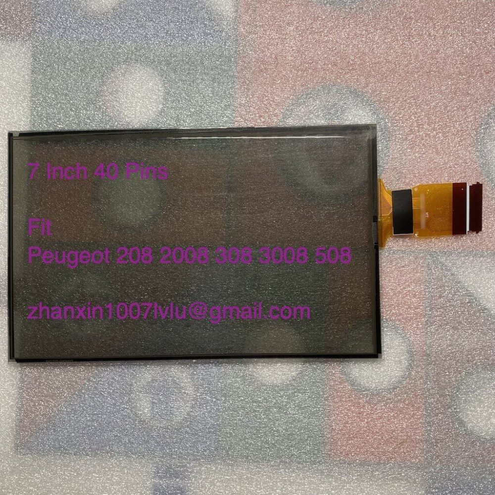 7 Inch 40 Pins Touch Screen Glass Digitizer Fit Peugeot 208 2008 308 3008 508 Car DVD Audio Radio Media Player GPS Navigation