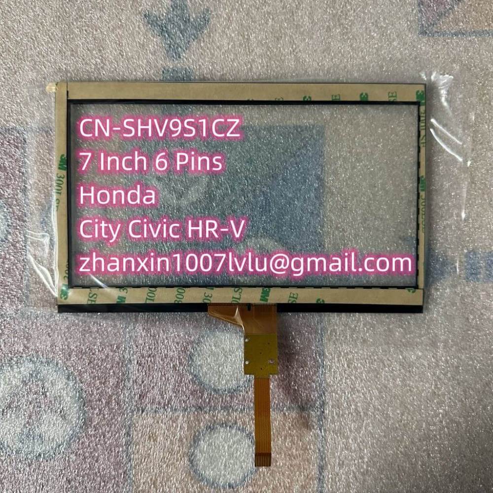 7 Inch 6 Pins Touch Screen Glass Digitizer For Honda City Civic HR-V 2016-2021 Car CD Audio Multimedia Player Navigation Radio