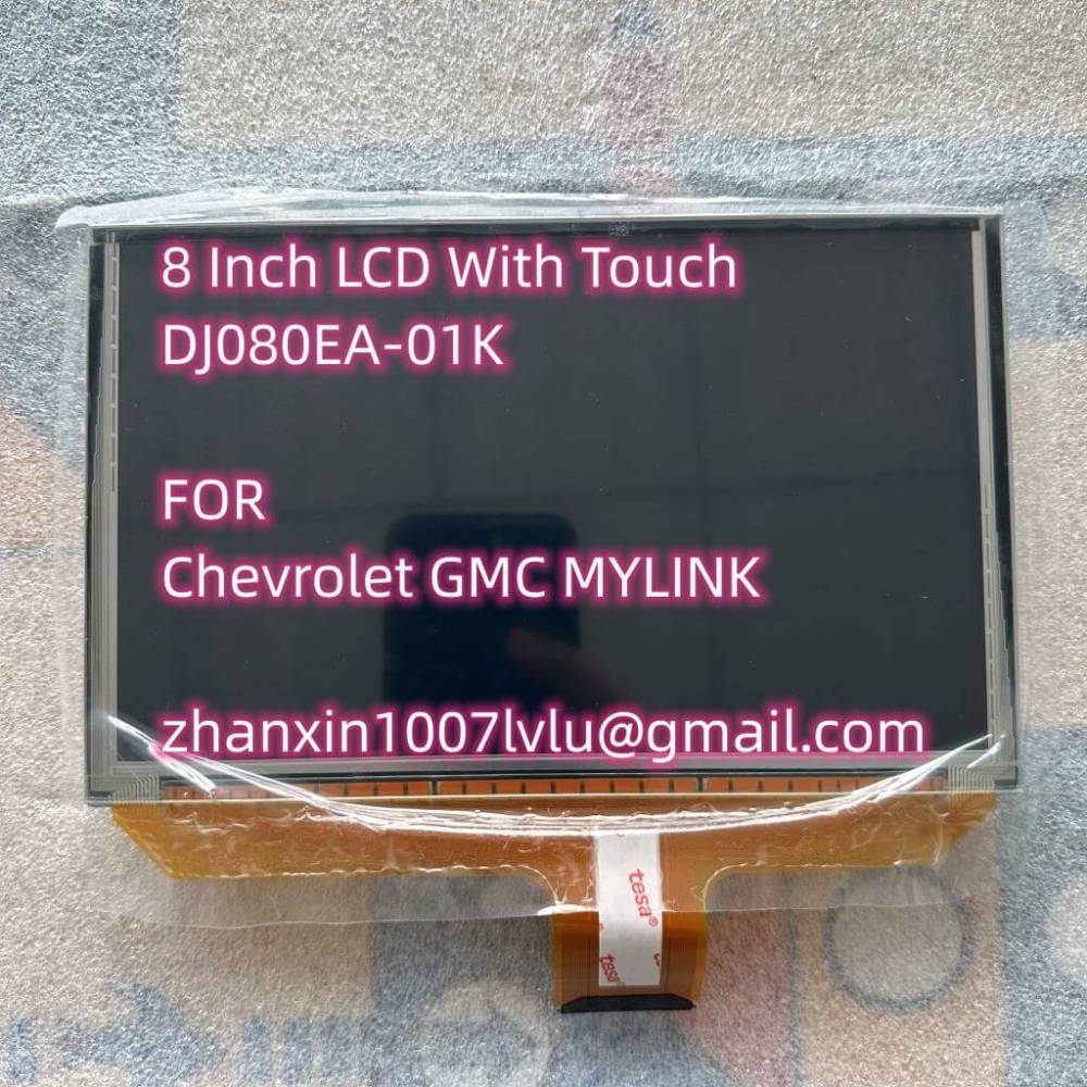 8 Inch LCD Display With Touch Replacement DJ080EA-01K For Chevrolet GMC MYLINK Car CD Audio Multimedia Player Navigation Raido