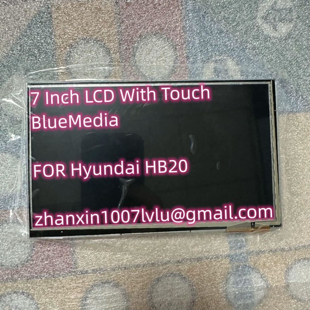 NEW 7 Inch LCD Display With Touch Screen For Hyundai HB20 BlueMedia Car Central Multimidia MAVN-HBPEL2 Navigation Radio