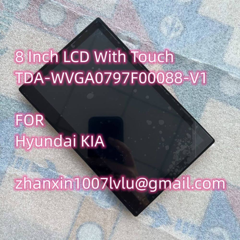 Original 8 Inch TDA-WVGA0797F00088 V1 V5 Replacement LCD With Touch Screen For KIA Car CD Multimedia Player Navigation Radio