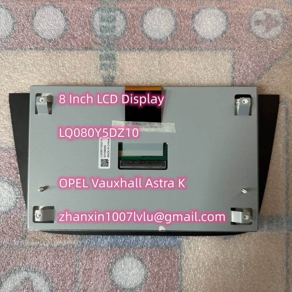 New 8.0 Inch 60 Pins Replace LCD Display LQ080Y5DZ10 For Opel Navi 900 IntelliLink Car Audio Multimedia Player Navigation Radio