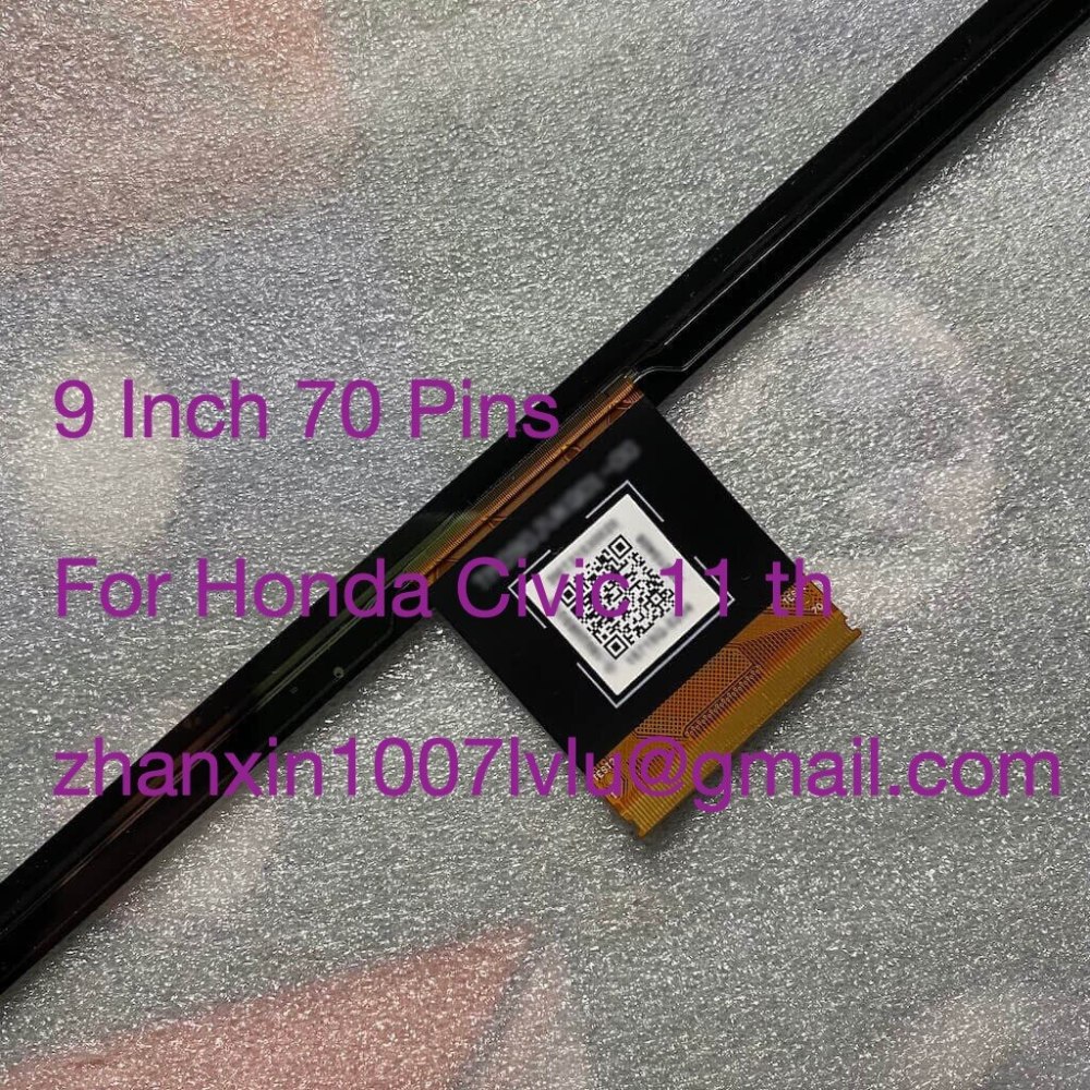 9 Inch 70 Pins Touch Screen Glass Digitizer Fit 11 TH Honda Civic 2022 Year Car DVD Radio Audio Multimedia Player GPS Navigation