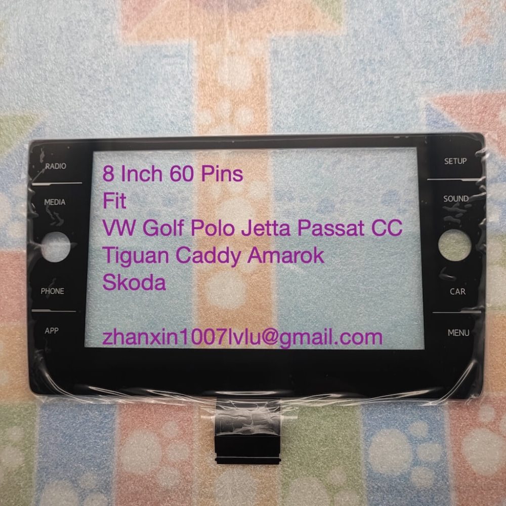 New Touch Screen Glass Digitizer For VW Golf Polo Jetta Passat CC Tiguan Caddy Amarok Car Radio Multimedia Player Navigation
