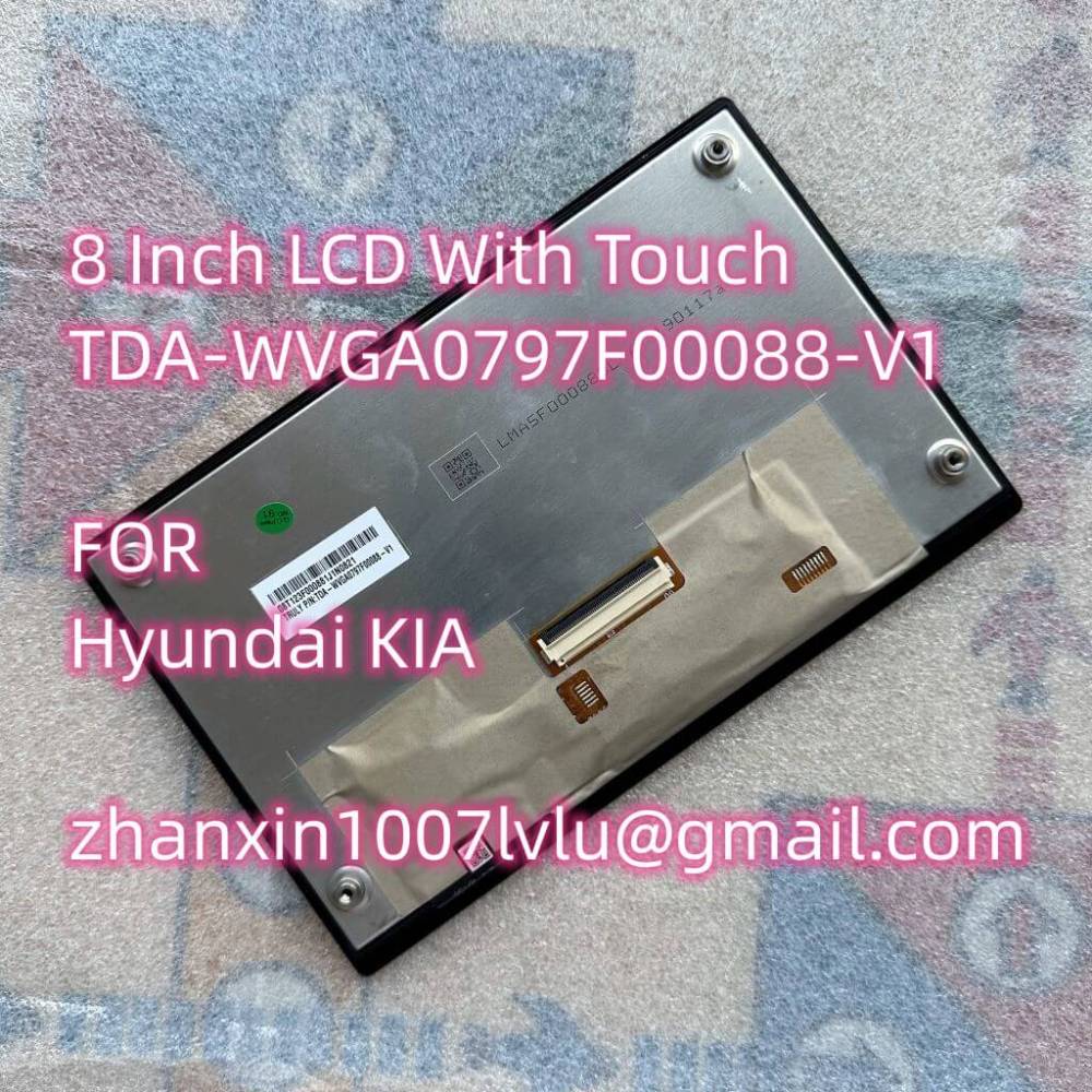 Original 8 Inch TDA-WVGA0797F00088 V1 V5 Replacement LCD With Touch Screen For KIA Car CD Multimedia Player Navigation Radio