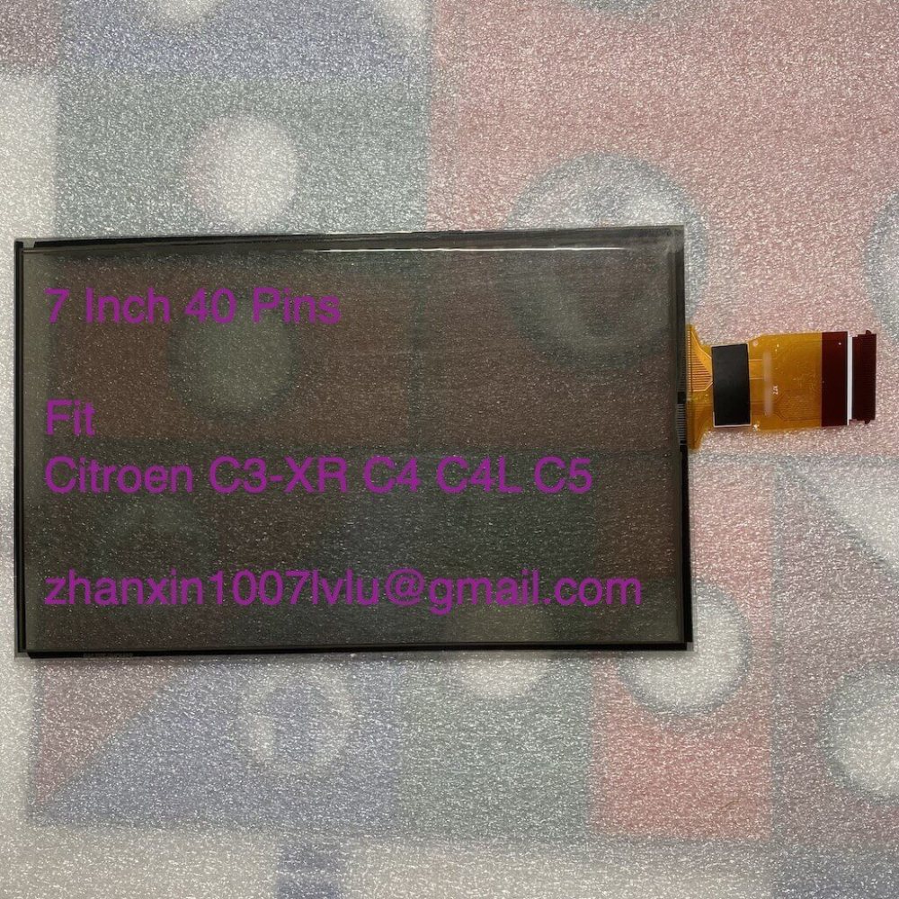 7'' 40 Pins Touch Screen Glass Digitizer Lens Fit Citroen C3-XR C4 C4L C5 Car DVD Radio Audio Multimedia Player GPS Navigation