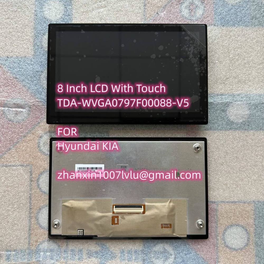 Original 8 Inch TDA-WVGA0797F00088 V1 V5 Replacement LCD With Touch Screen For KIA Car CD Multimedia Player Navigation Radio