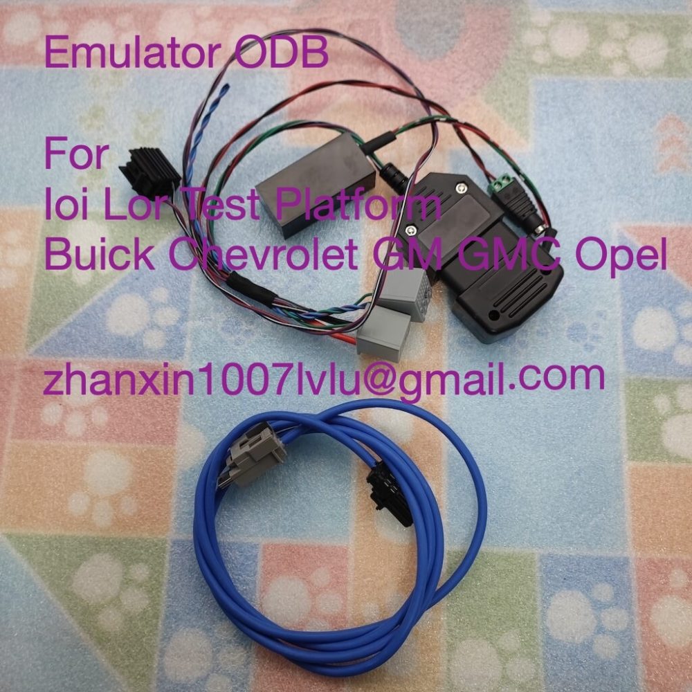 Emulator Decoder With OBD For IOI LOR Test Cable Platform GM GMC Buick Cadillac Chevrolet Opel Car Radio Test Bench Tools