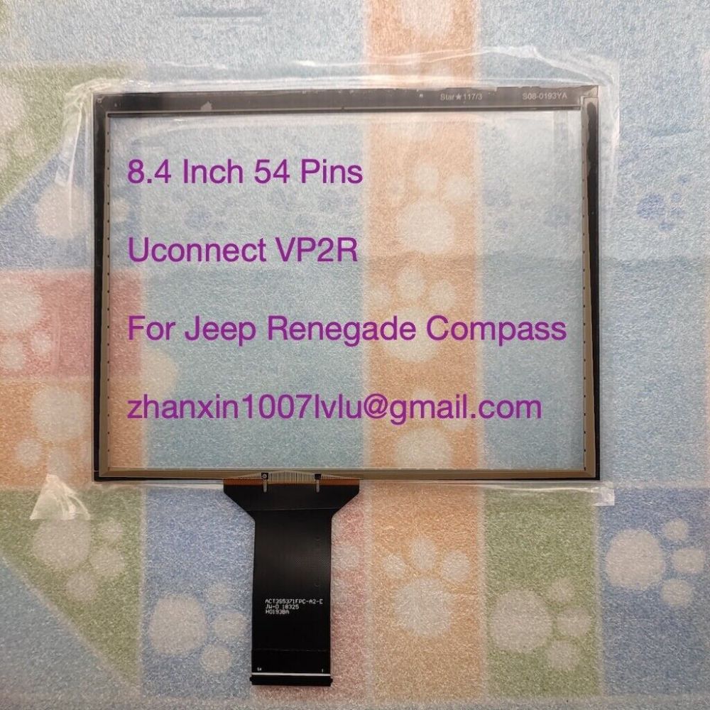 New Touch Screen 8.4" 54 Pins Uconnect VP2R For 2018-2021 JEEP Compass Renegade Car CD Audio Multimedia Player Radio Navigation