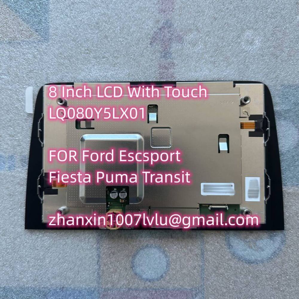 Brand New Original 8 Inch LCD With Touch Screen LQ080Y5LX01 For Ford Escsport  Fiesta Puma Transit Car CD Audio Radio Navigation