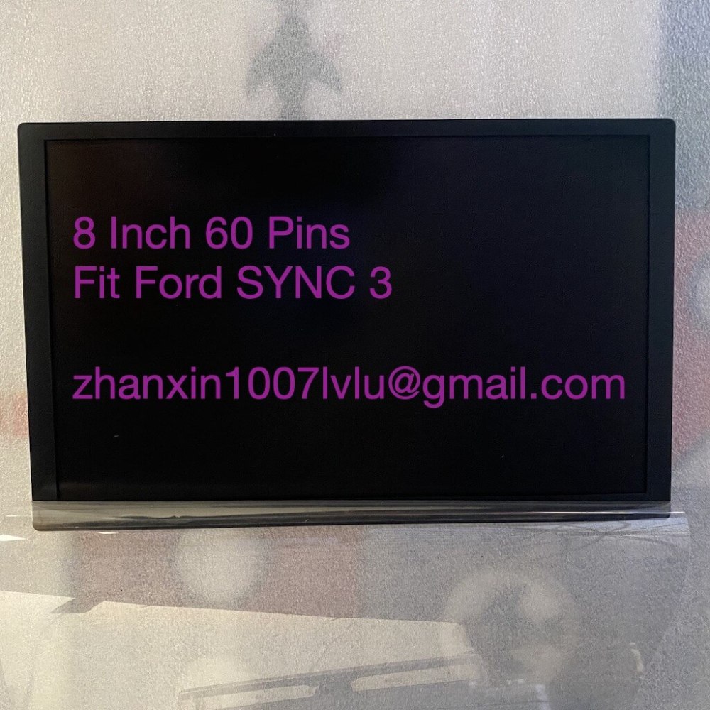 New 8 Inch 60 Pins LCD Display Panel For Ford SYNC 3 Car DVD Audio Radio Multimedia Player GPS Navigation