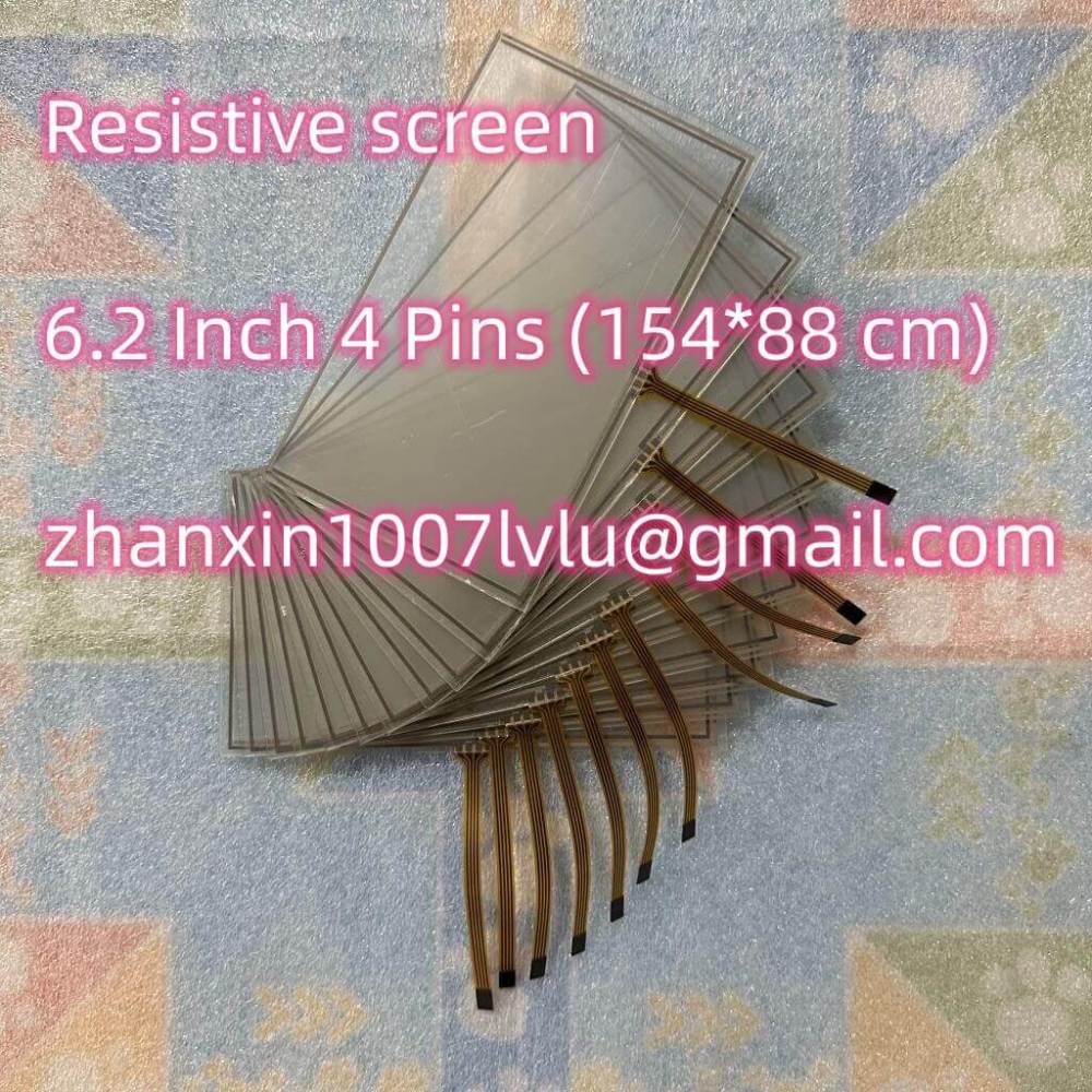New 6.2' 4 Pin Resistive Touch Screen 155mm*88mm For AVH-208BT 275BT 288BT 298BT 2250B Car CD Multimedia Player Navigation Radio
