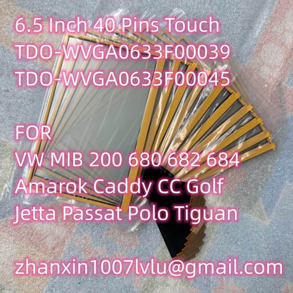Wholesale 30 PCS 6.5 Inch Touch Screen TDO-WVGA0633F00039 WVGA0633F00045 For VW MIB 2 Car Multimedia Player Navigation Radio
