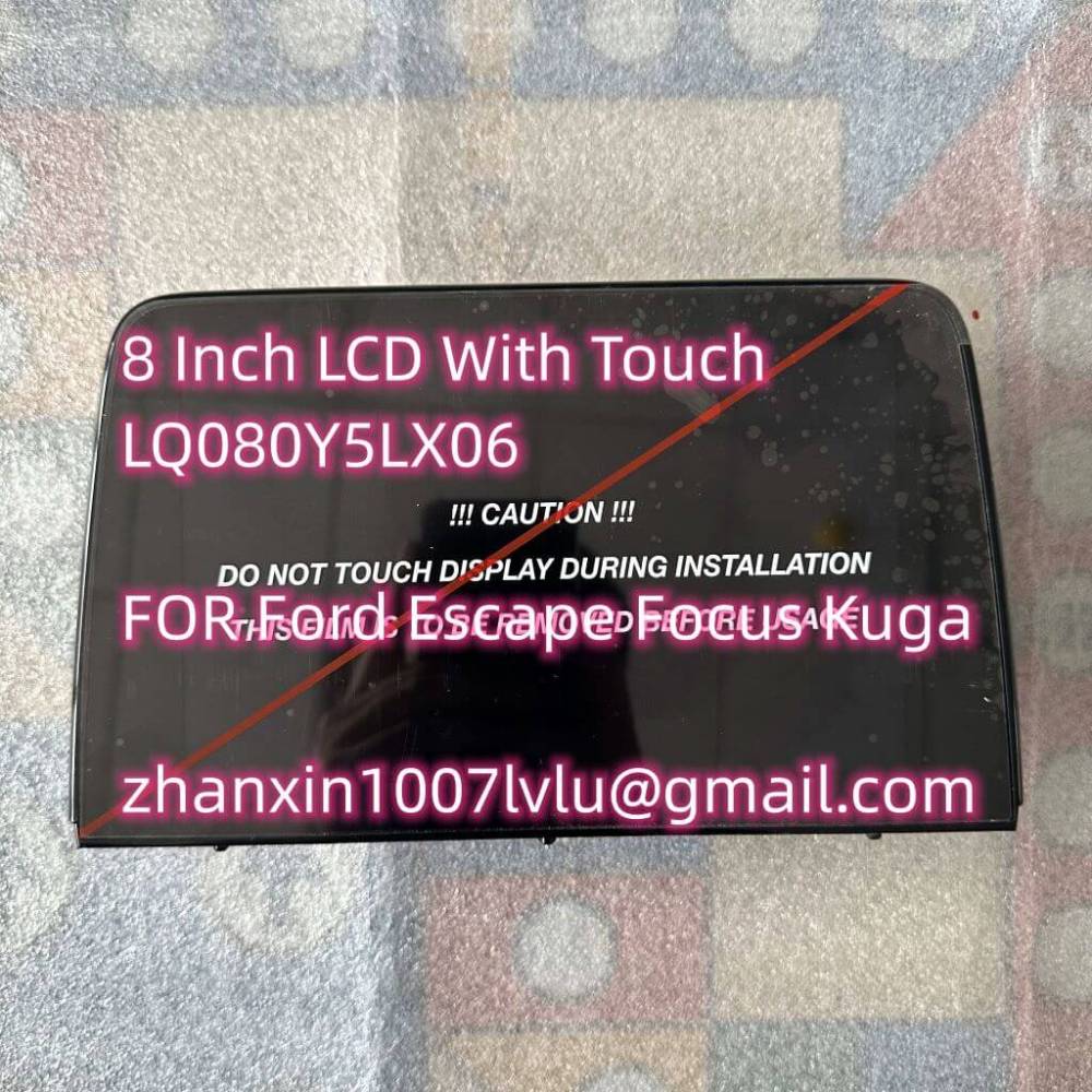 Brand New Original 8 Inch LCD Display With Touch Screen LQ080Y5LX06 For Ford Escape Focus Kuga Car CD Audio Radio Navigation