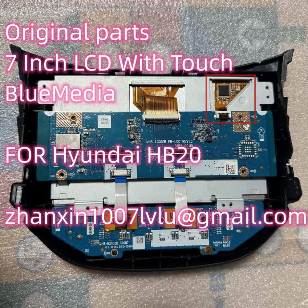 NEW 7 Inch LCD Display With Touch Screen For Hyundai HB20 BlueMedia Car Central Multimidia MAVN-HBPEL2 Navigation Radio
