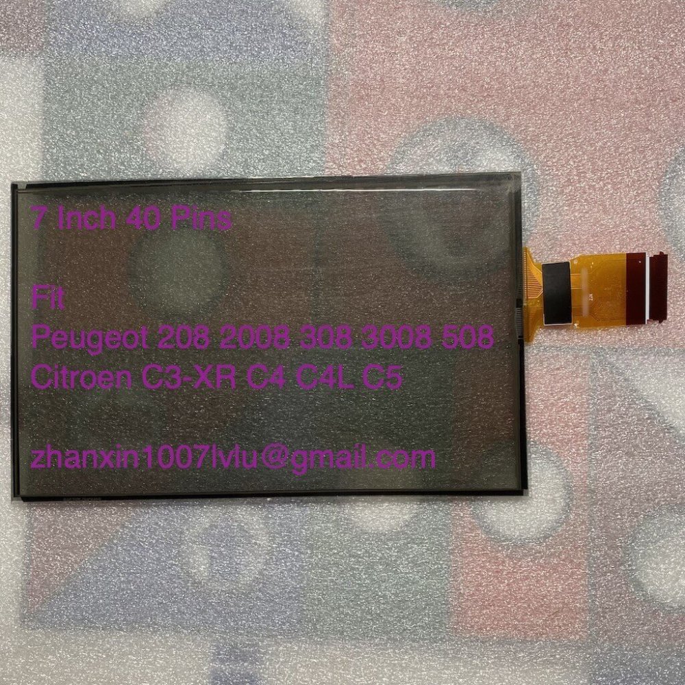 7'' Touch Screen Glass Digitizer Fit Peugeot 208 2008 308 3008 508 Citroen C3-XR C4 C4L C5 Car DVD Player Radio GPS Navigation