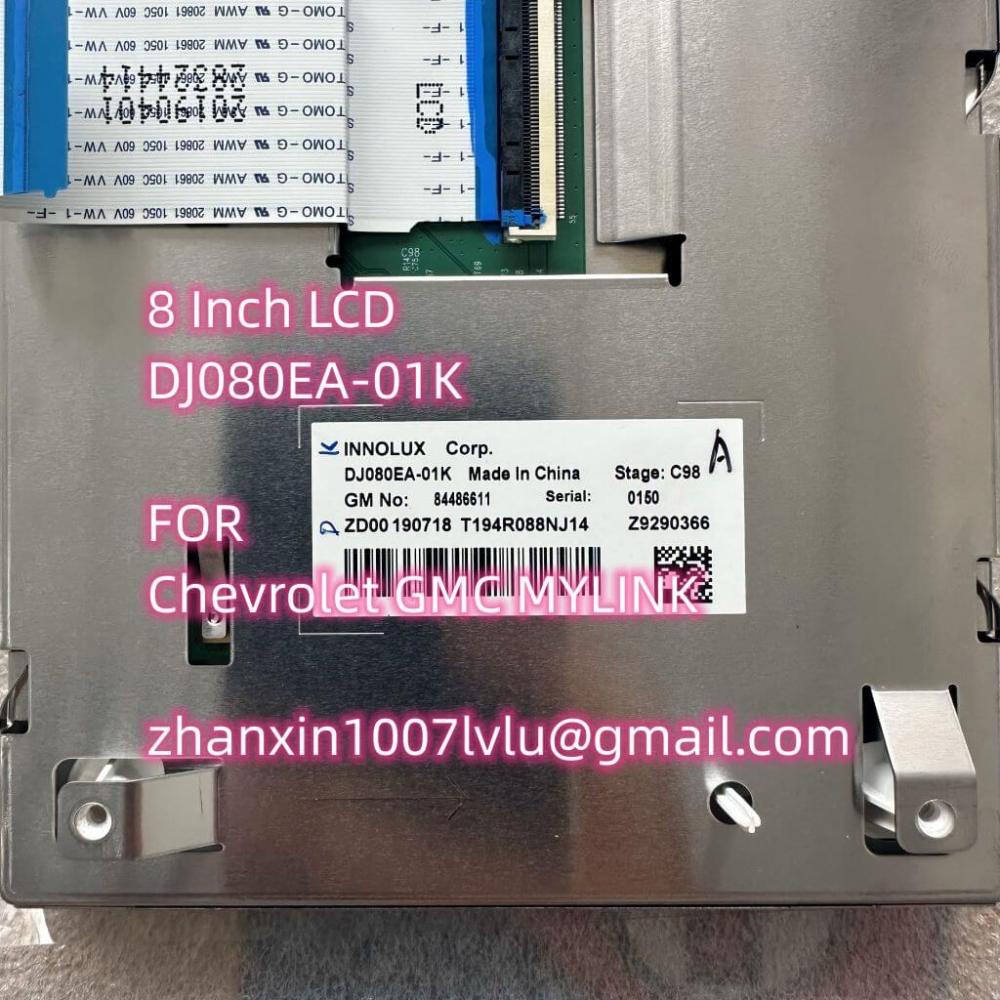 8 Inch LCD Display With Touch Replacement DJ080EA-01K For Chevrolet GMC MYLINK Car CD Audio Multimedia Player Navigation Raido