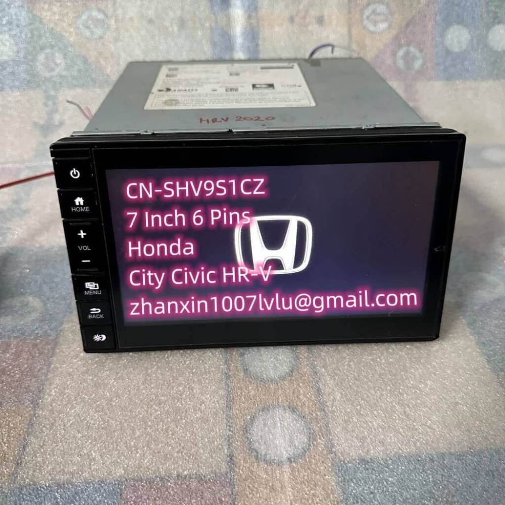 7 Inch 6 Pins Touch Screen Glass Digitizer For Honda City Civic HR-V 2016-2021 Car CD Audio Multimedia Player Navigation Radio